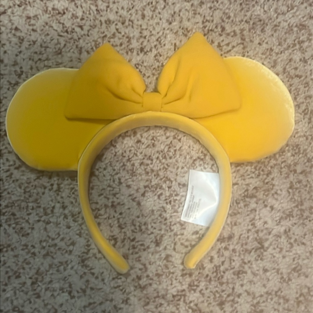 Disney Yellow Minnie Mouse Ears Headband
